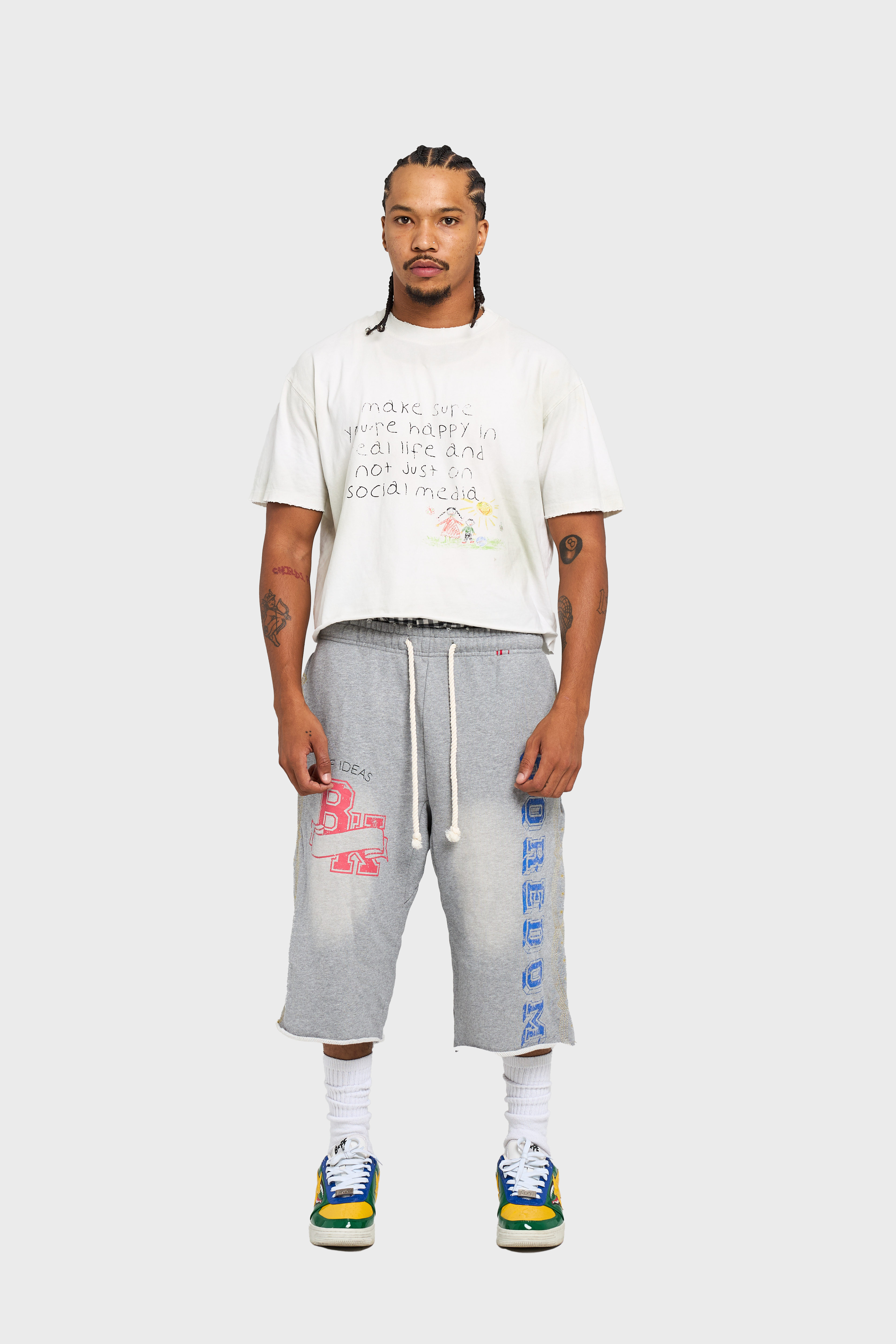 Collegiate Sweat Short - Grey