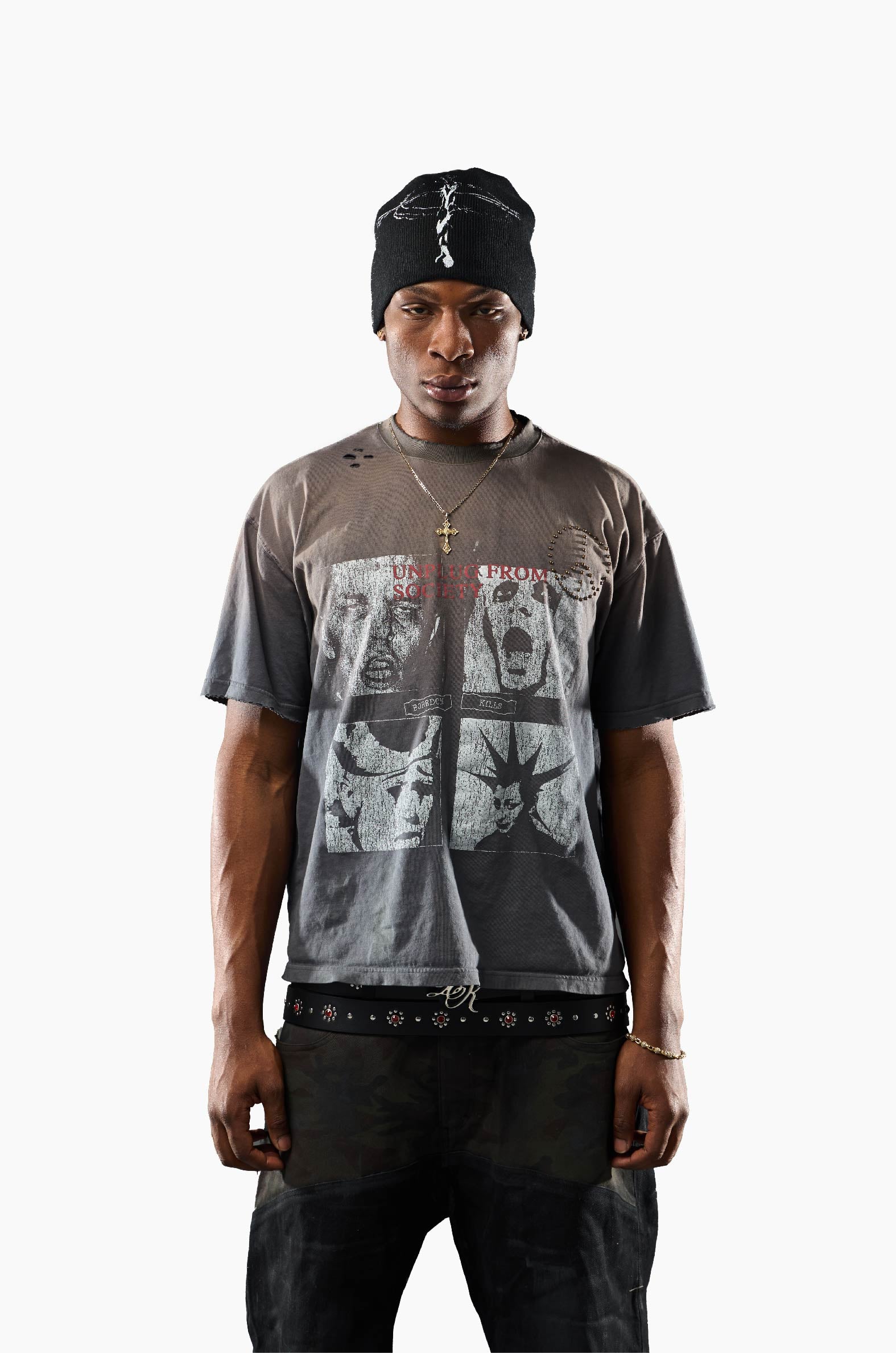 Studded Unplug Tee