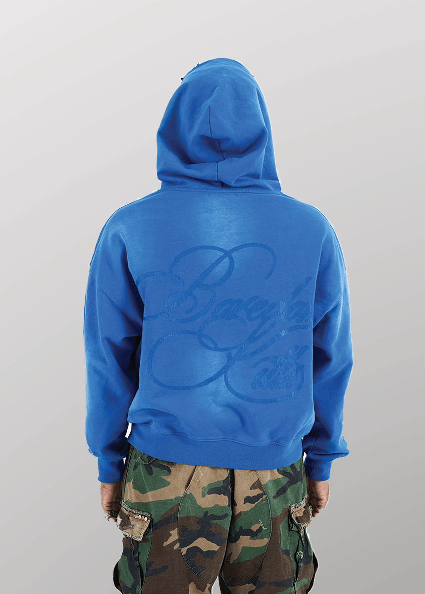 13 Hoodie - Blue - Boredom Kills