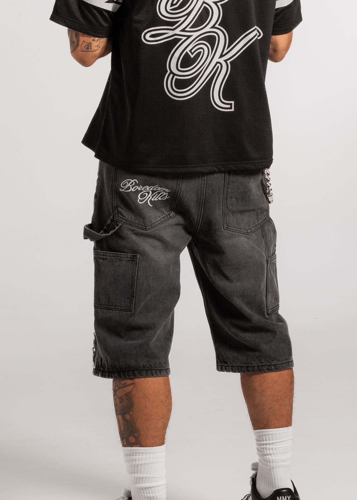 Studded Jorts - Black - Boredom Kills