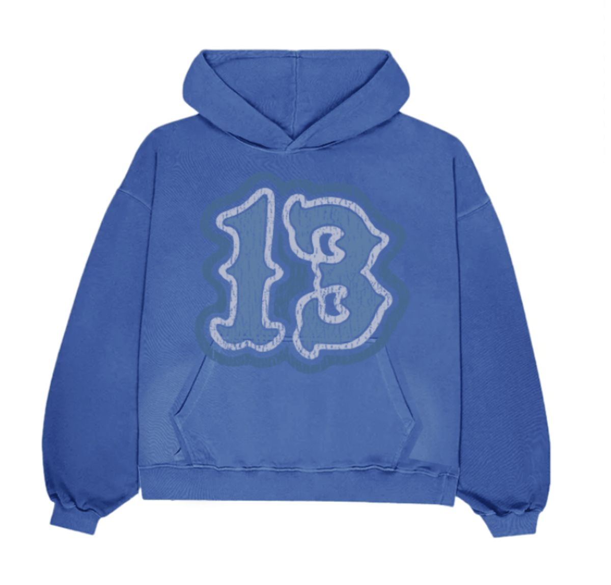 13 Hoodie - Blue - Boredom Kills